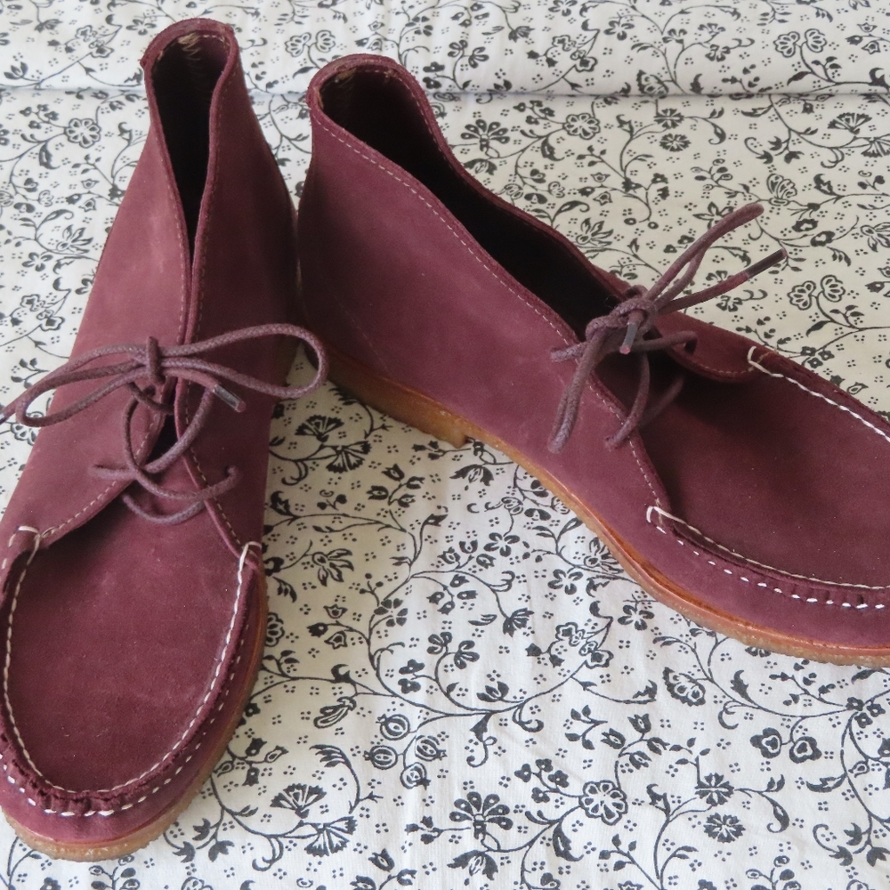 quoddy brown suede ankle chukka sz 9